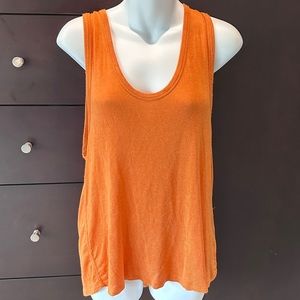 Like New We The Free / Free People Swing Orange Tank, Size Large